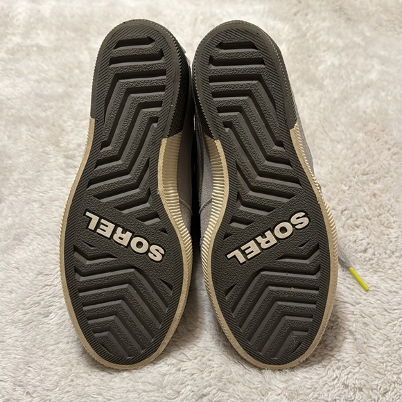 🩶EUC Sorel Out N About Waterproof Leather Wedge Sneakers - Picture 9 of 12